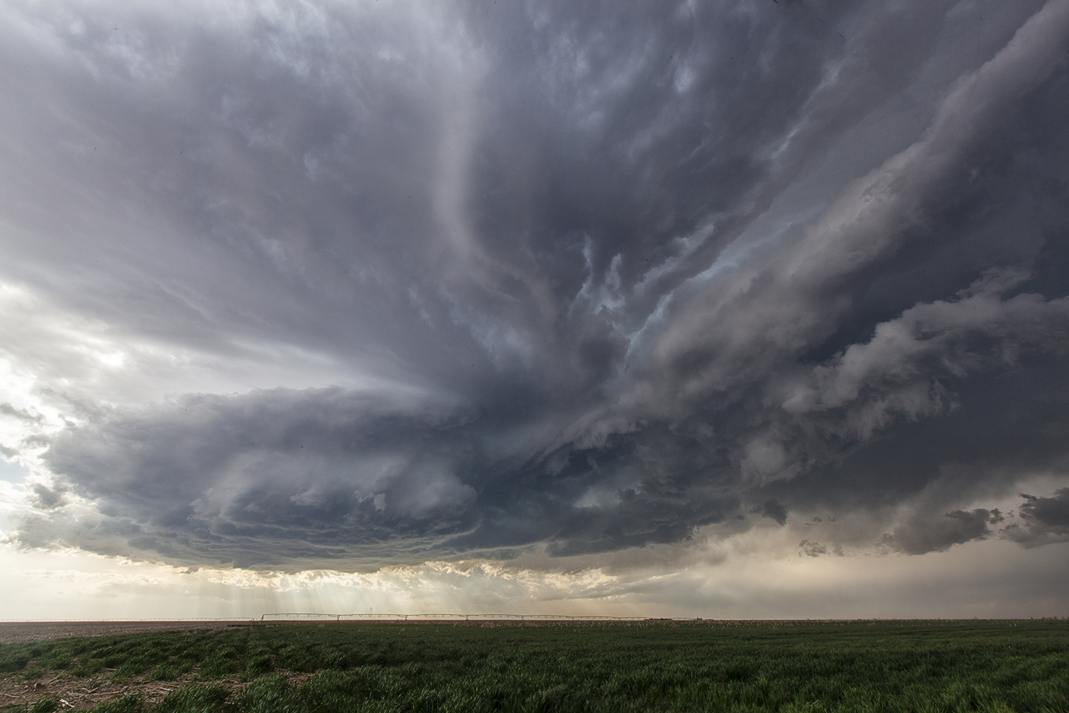 April 11th Southwest Kansas Tornado Warned Supercell