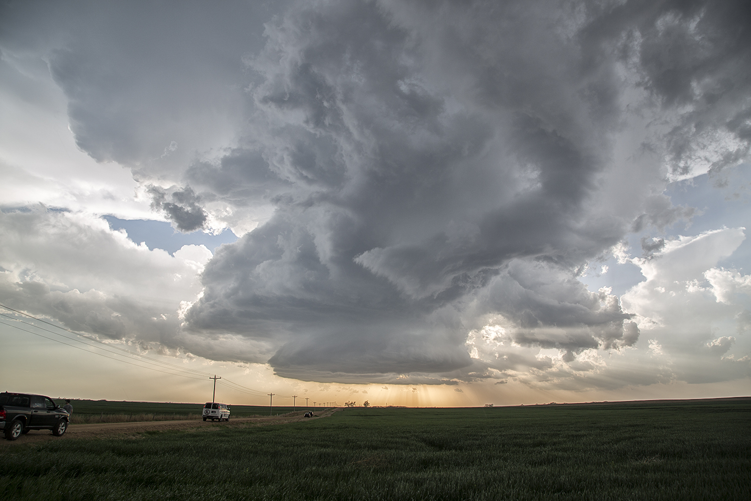 April 15th Protection, Kansas Tornado Warned Supercell