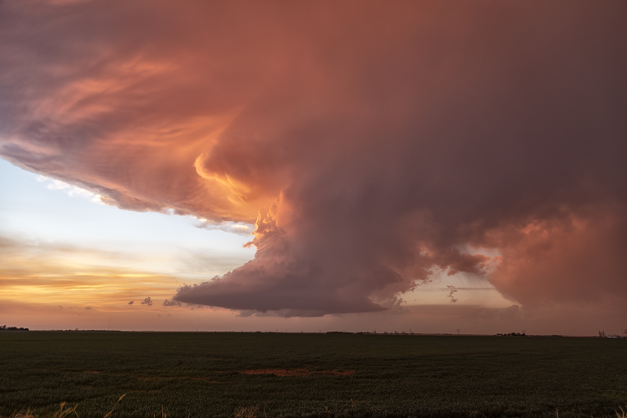 April 21st Southwest Kansas Tornado Warned Supercell
