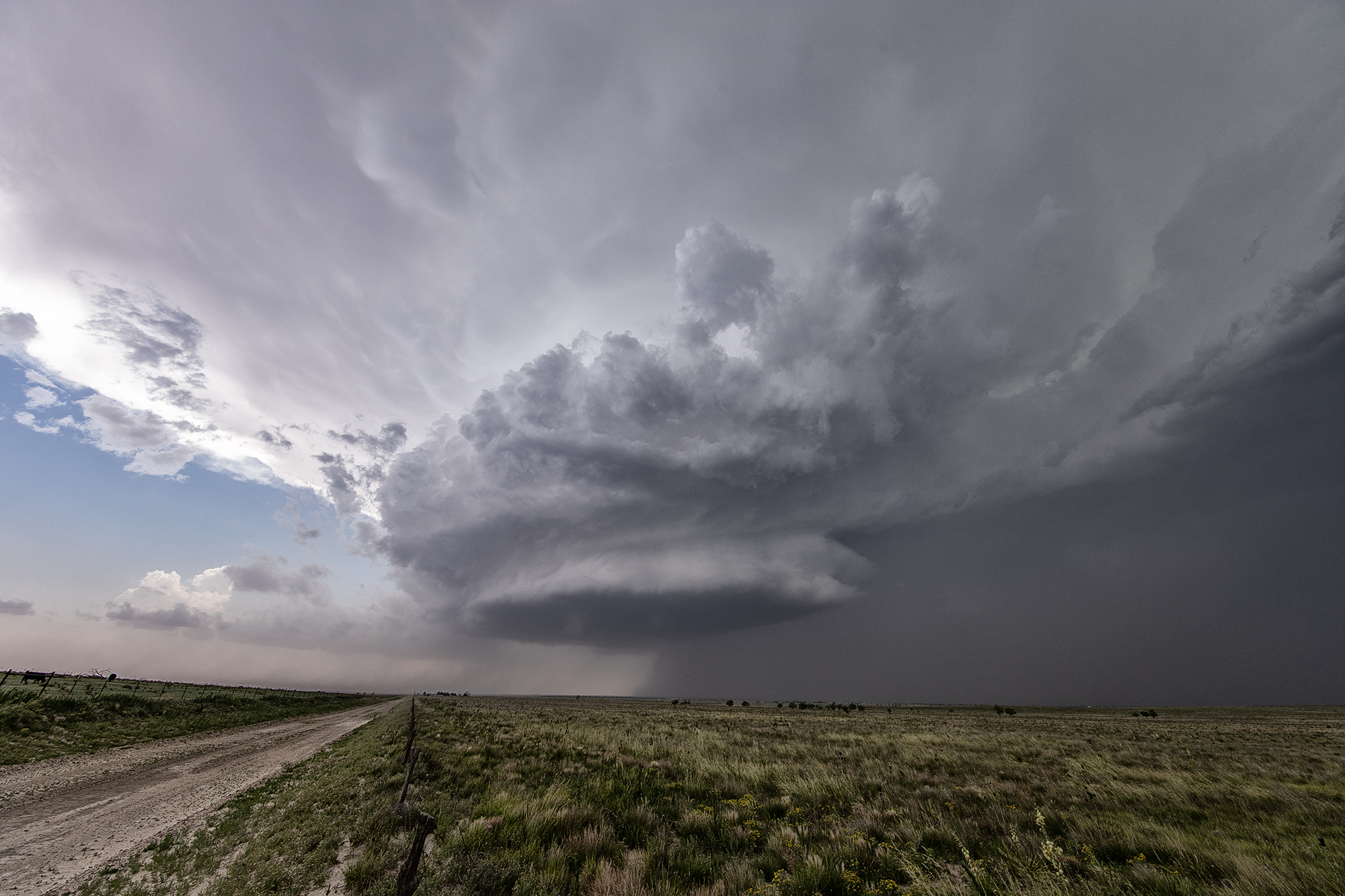 May 28th Morton, Texas Supercell with HUGE hail