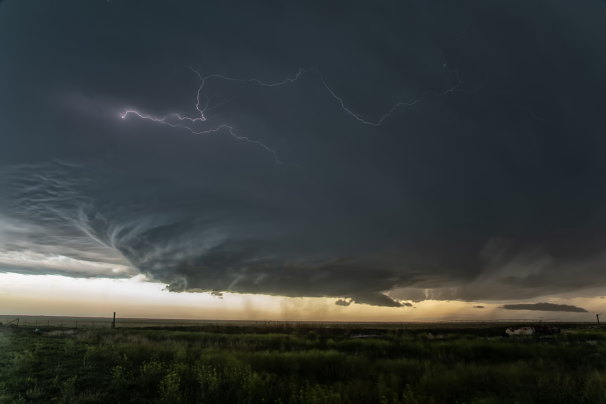 May 1st Westway, Texas Tornado Warned Supercell