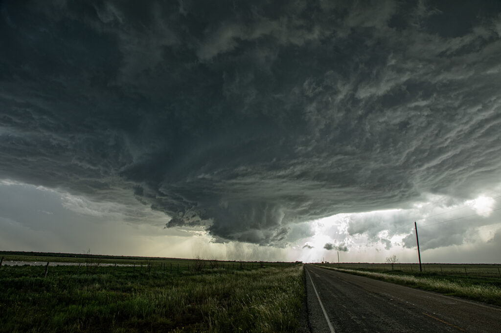 June 8th Lakeview, Texas Tornado Warned Supercell -