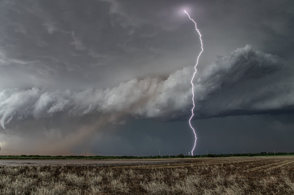 June 8th Lakeview, Texas Tornado Warned Supercell -